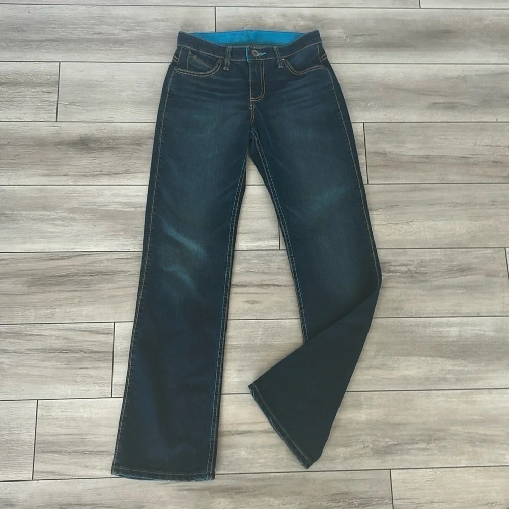 Wrangler Q Baby boot cut jeans size 3/4 x 32 cowgirl western